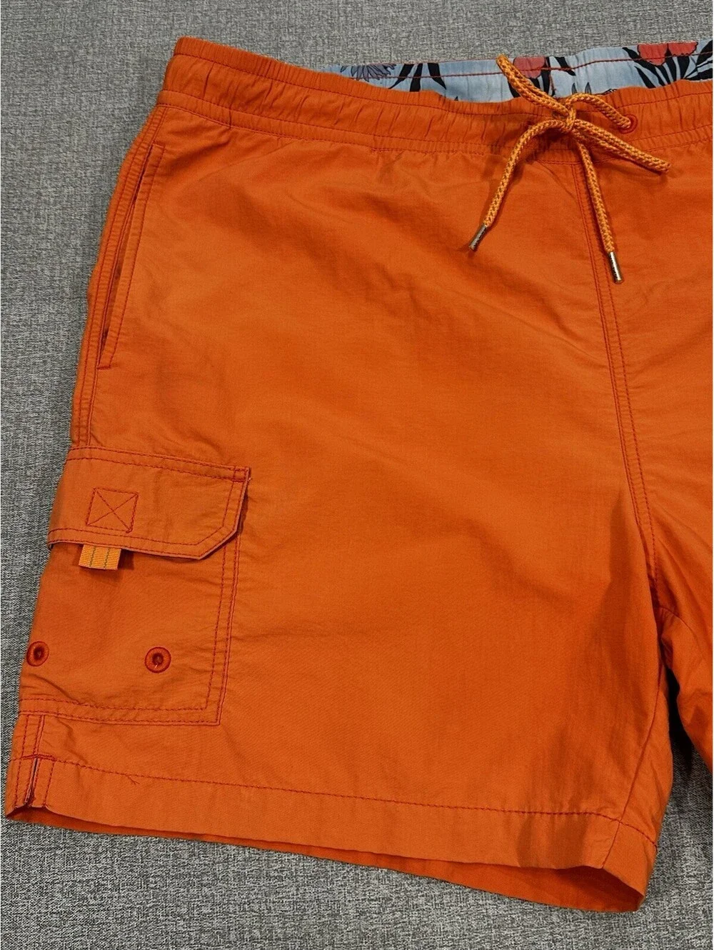 Tommy Bahama Relax Shorts Men’s Swim Shorts Cargo Orange Board  Mesh Lined